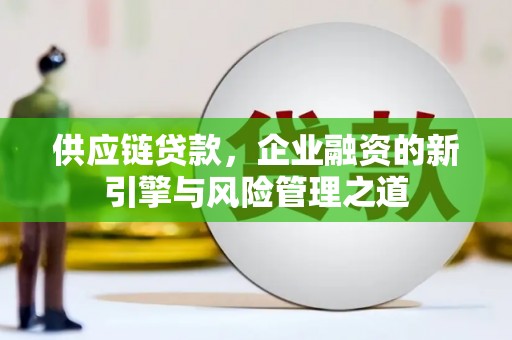 绥滨供应链贷款，企业融资的新引擎与风险管理之道