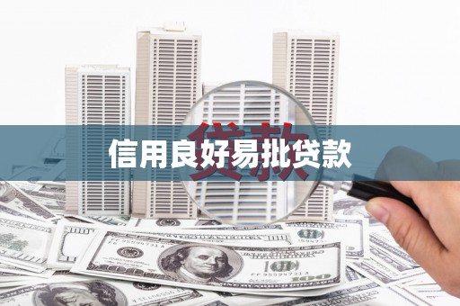 新营信用良好易批贷款
