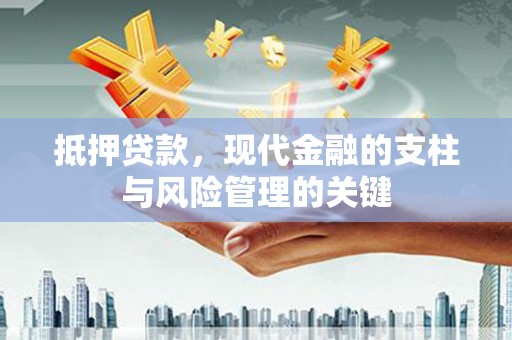 新蔡抵押贷款，现代金融的支柱与风险管理的关键