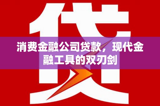 淄博消费金融公司贷款，现代金融工具的双刃剑
