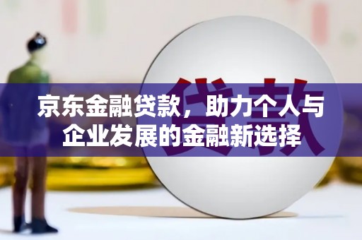 邛崃京东金融贷款，助力个人与企业发展的金融新选择