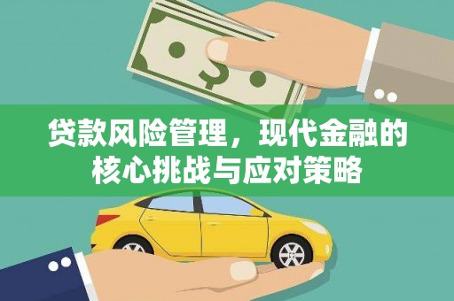 水城贷款风险管理，现代金融的核心挑战与应对策略