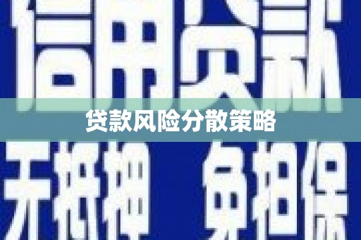 燕巢贷款风险分散策略