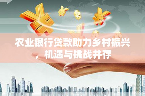 济宁农业银行贷款助力乡村振兴，机遇与挑战并存