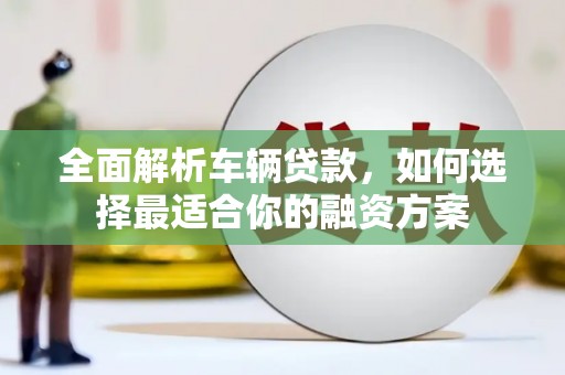 荣县全面解析车辆贷款，如何选择最适合你的融资方案